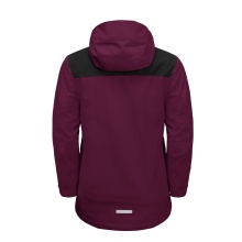 Jack Wolfskin Kurtka zimowa Snowfrost 3w1 (wodoodporna i wiatroszczelna, ciepła wewnętrzna kurtka polarowa) rubinowa dziecięca